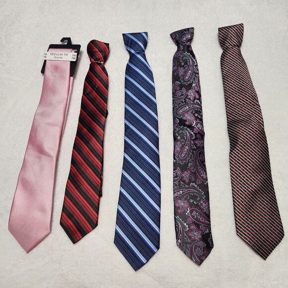 Bespoke Tie For Men 5 Pcs Differents Colors  B1 - Picture 1 of 6